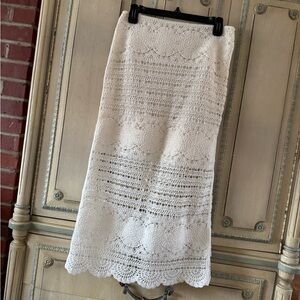 H&M Lace Midi Skirt